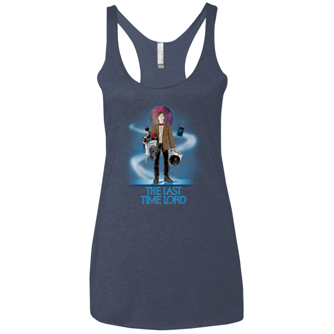 T-Shirts Vintage Navy / X-Small Last Time Lord Women's Triblend Racerback Tank