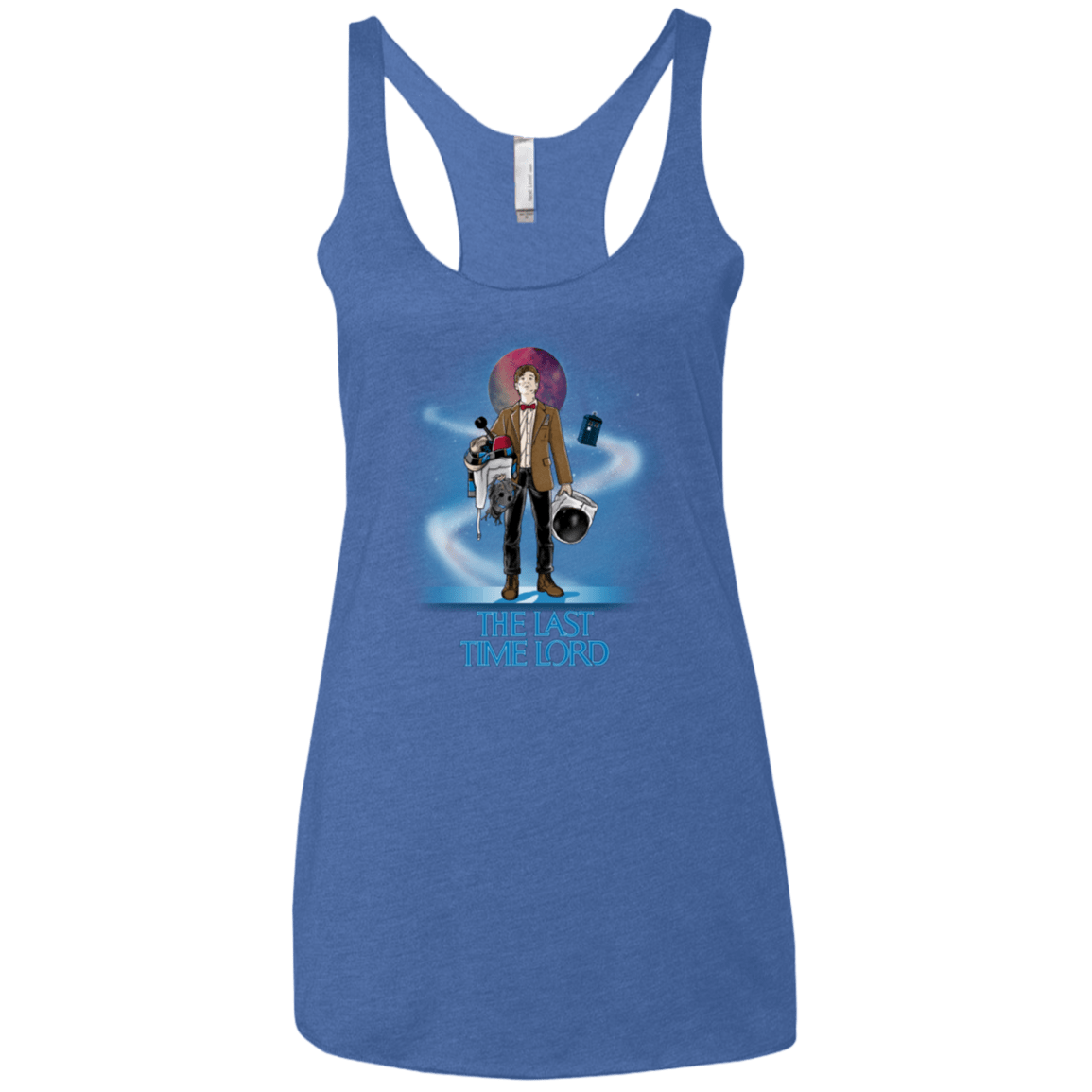 T-Shirts Vintage Royal / X-Small Last Time Lord Women's Triblend Racerback Tank