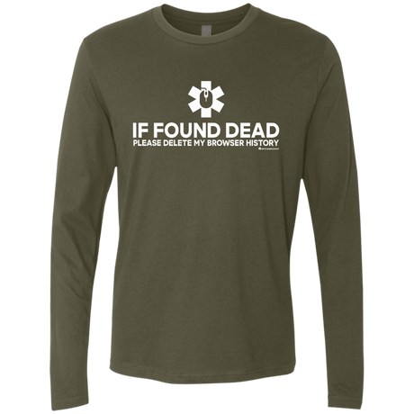 T-Shirts Military Green / Small Last Wish Men's Premium Long Sleeve