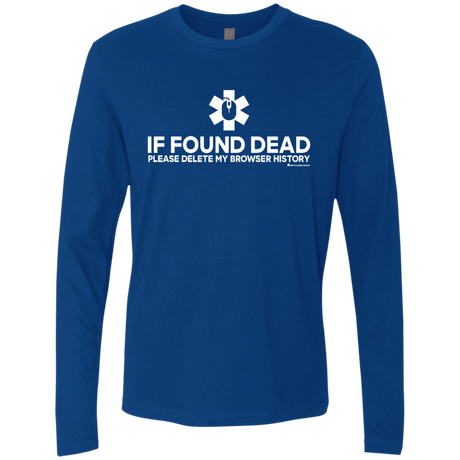 T-Shirts Royal / Small Last Wish Men's Premium Long Sleeve