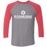 T-Shirts Premium Heather/ Vintage Red / X-Small Last Wish Men's Triblend 3/4 Sleeve