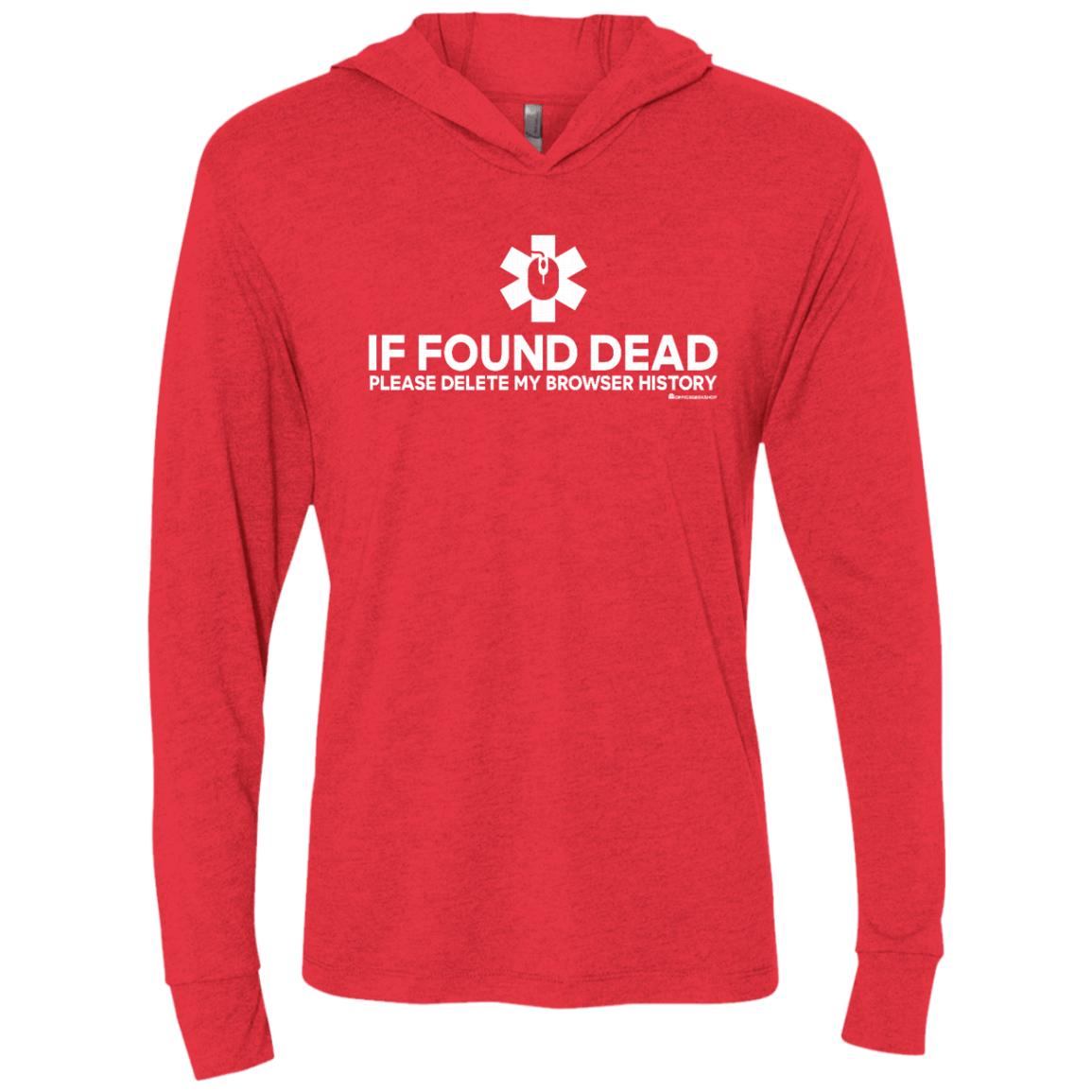 T-Shirts Vintage Red / X-Small Last Wish Triblend Long Sleeve Hoodie Tee