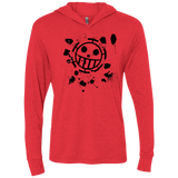 T-Shirts Vintage Red / X-Small Law Triblend Long Sleeve Hoodie Tee