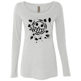 T-Shirts Heather White / Small Law Women's Triblend Long Sleeve Shirt