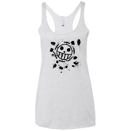 T-Shirts Heather White / X-Small Law Women's Triblend Racerback Tank