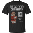 T-Shirts Black / S Lazy Christmas T-Shirt