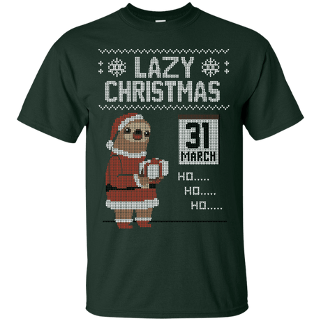 T-Shirts Forest / S Lazy Christmas T-Shirt