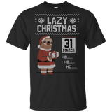 T-Shirts Black / YXS Lazy Christmas Youth T-Shirt