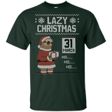 T-Shirts Forest / YXS Lazy Christmas Youth T-Shirt