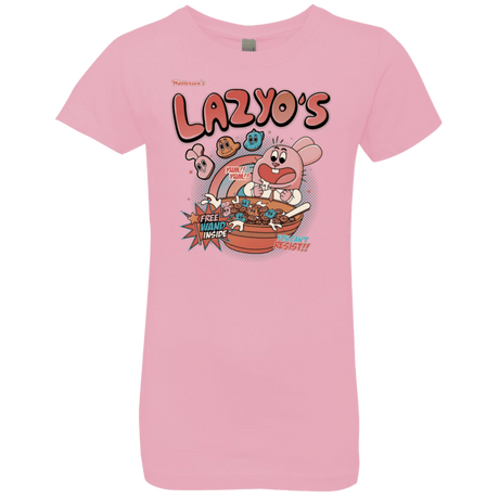 T-Shirts Light Pink / YXS Lazyo's Girls Premium T-Shirt