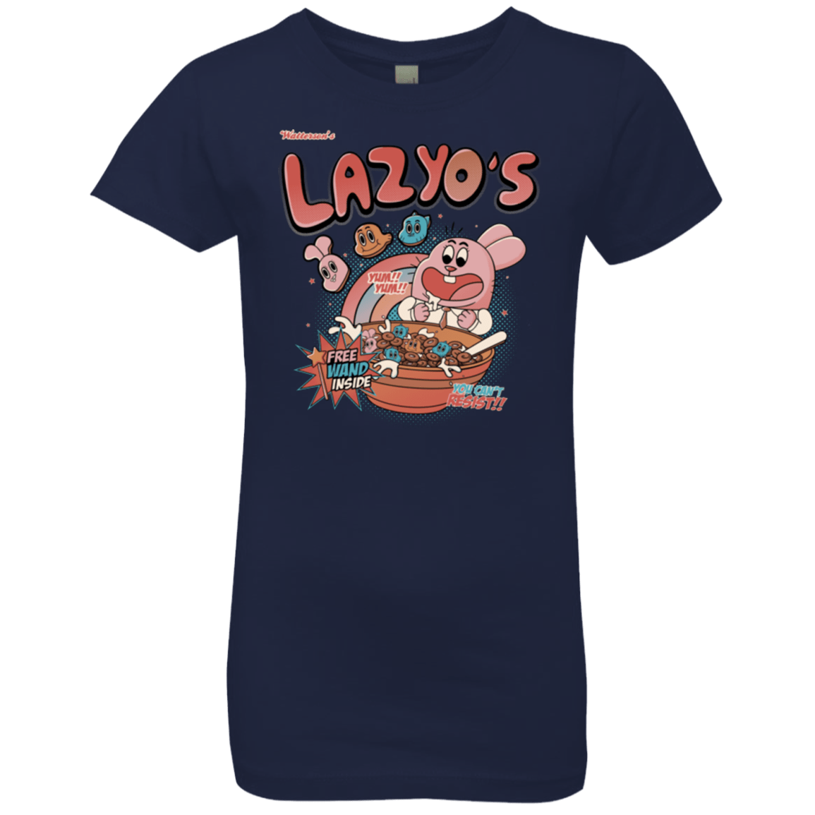 T-Shirts Midnight Navy / YXS Lazyo's Girls Premium T-Shirt