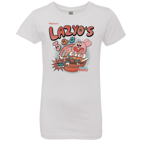 T-Shirts White / YXS Lazyo's Girls Premium T-Shirt