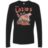T-Shirts Black / Small Lazyo's Men's Premium Long Sleeve
