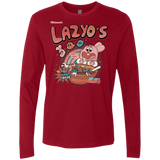 T-Shirts Cardinal / Small Lazyo's Men's Premium Long Sleeve