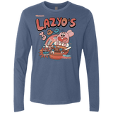 T-Shirts Indigo / Small Lazyo's Men's Premium Long Sleeve