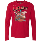 T-Shirts Red / Small Lazyo's Men's Premium Long Sleeve