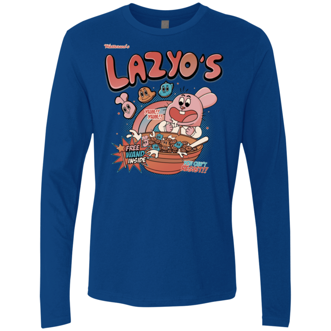 T-Shirts Royal / Small Lazyo's Men's Premium Long Sleeve