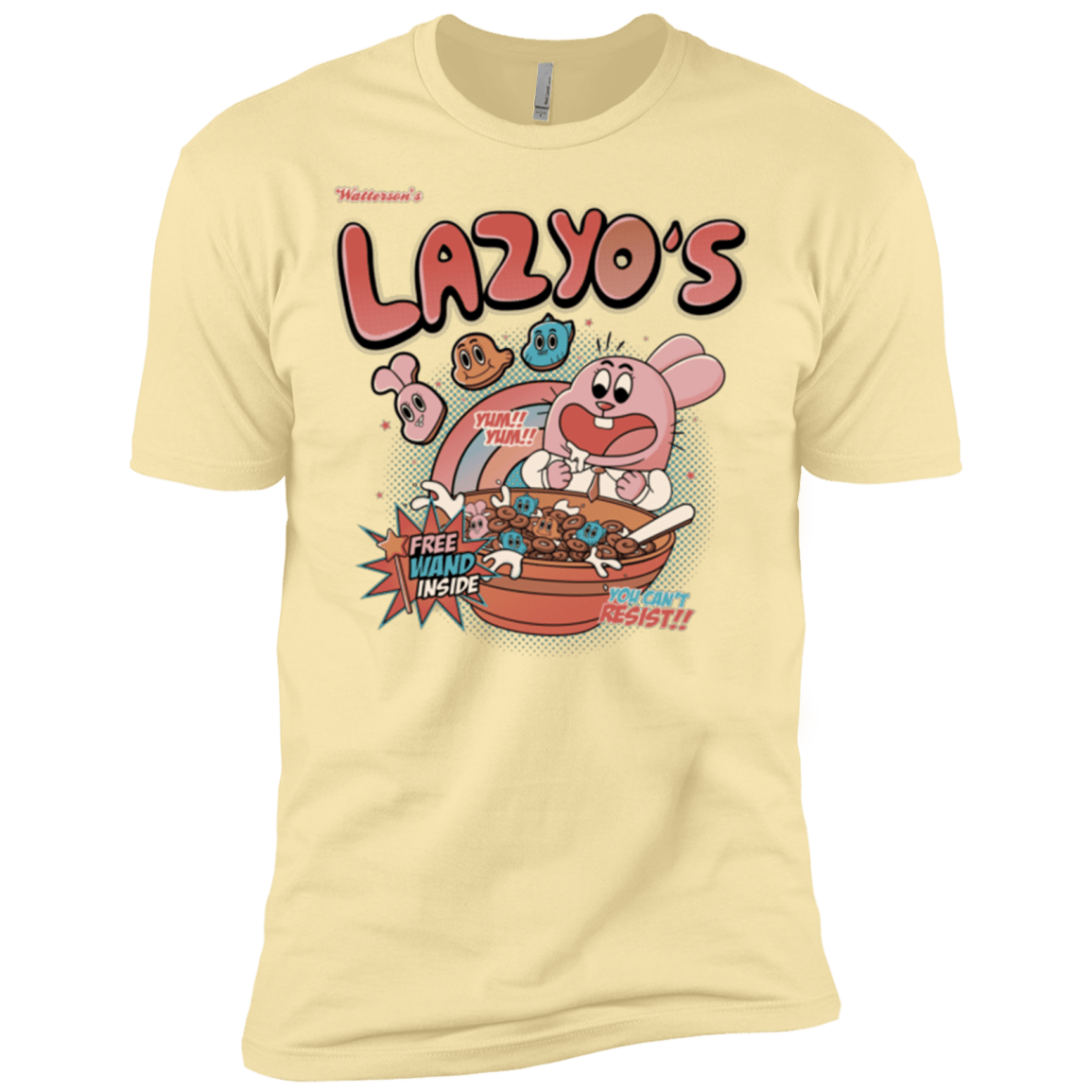 T-Shirts Banana Cream / X-Small Lazyo's Men's Premium T-Shirt
