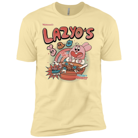 T-Shirts Banana Cream / X-Small Lazyo's Men's Premium T-Shirt
