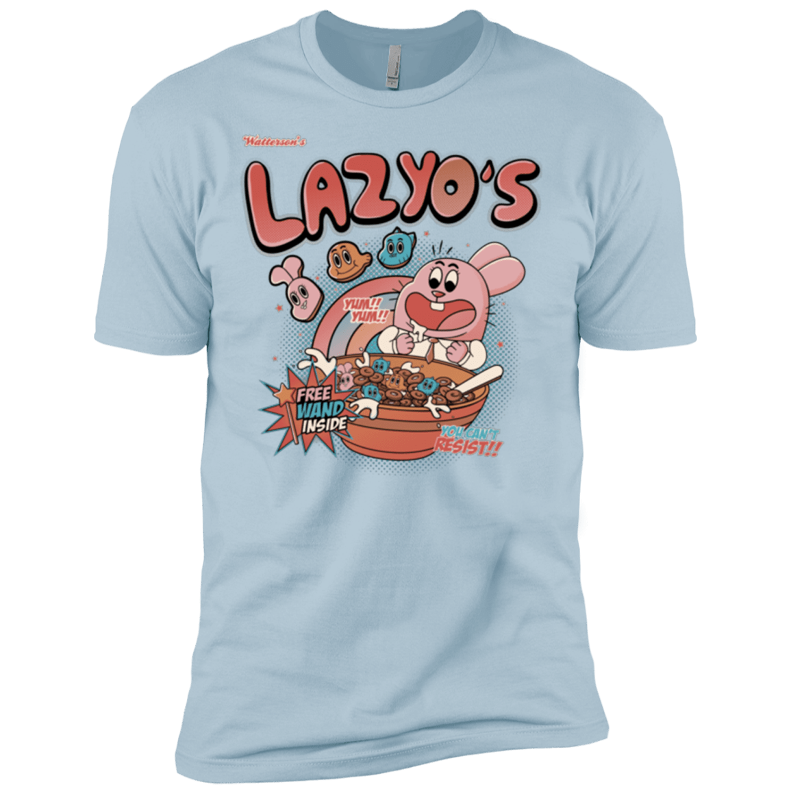 T-Shirts Light Blue / X-Small Lazyo's Men's Premium T-Shirt