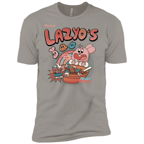 T-Shirts Light Grey / X-Small Lazyo's Men's Premium T-Shirt