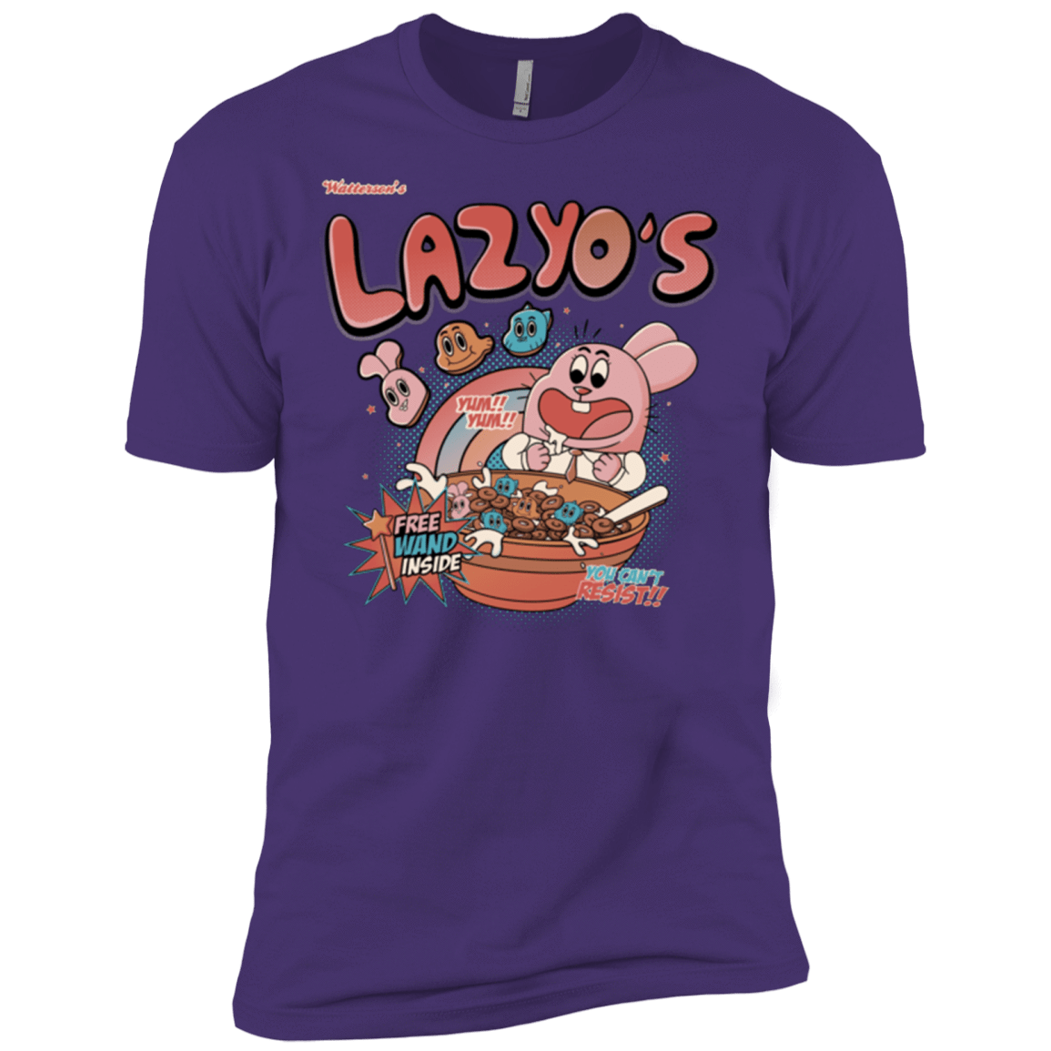 T-Shirts Purple / X-Small Lazyo's Men's Premium T-Shirt