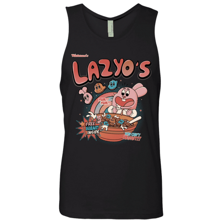 T-Shirts Black / Small Lazyo's Men's Premium Tank Top