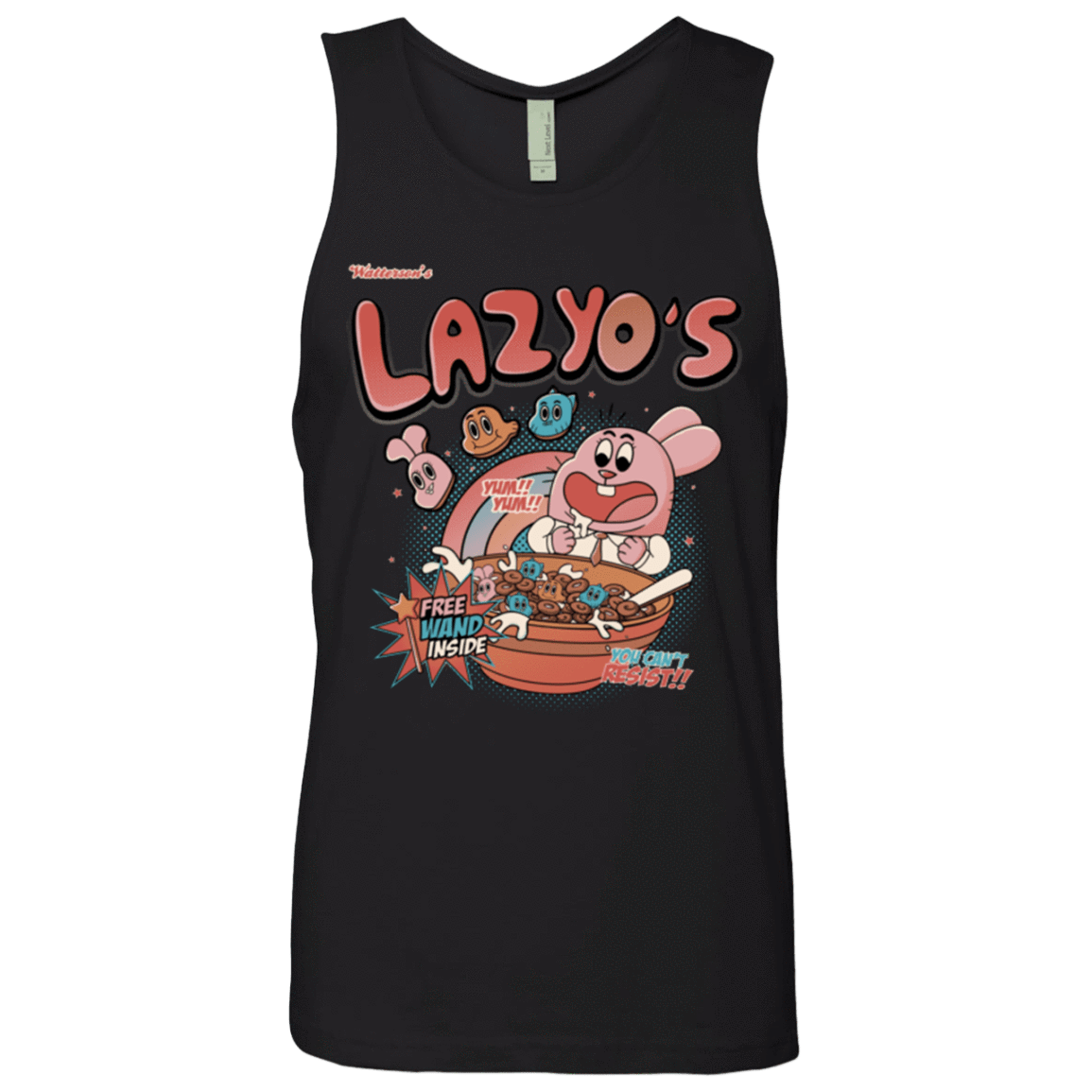 T-Shirts Black / Small Lazyo's Men's Premium Tank Top