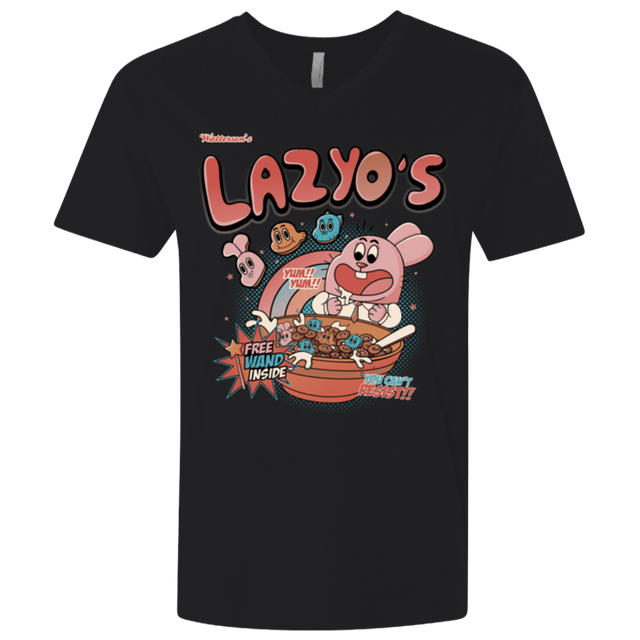 T-Shirts Black / X-Small Lazyo's Men's Premium V-Neck