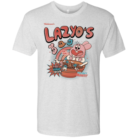 T-Shirts Heather White / Small Lazyo's Men's Triblend T-Shirt