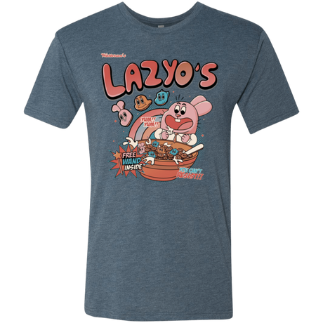 T-Shirts Indigo / Small Lazyo's Men's Triblend T-Shirt