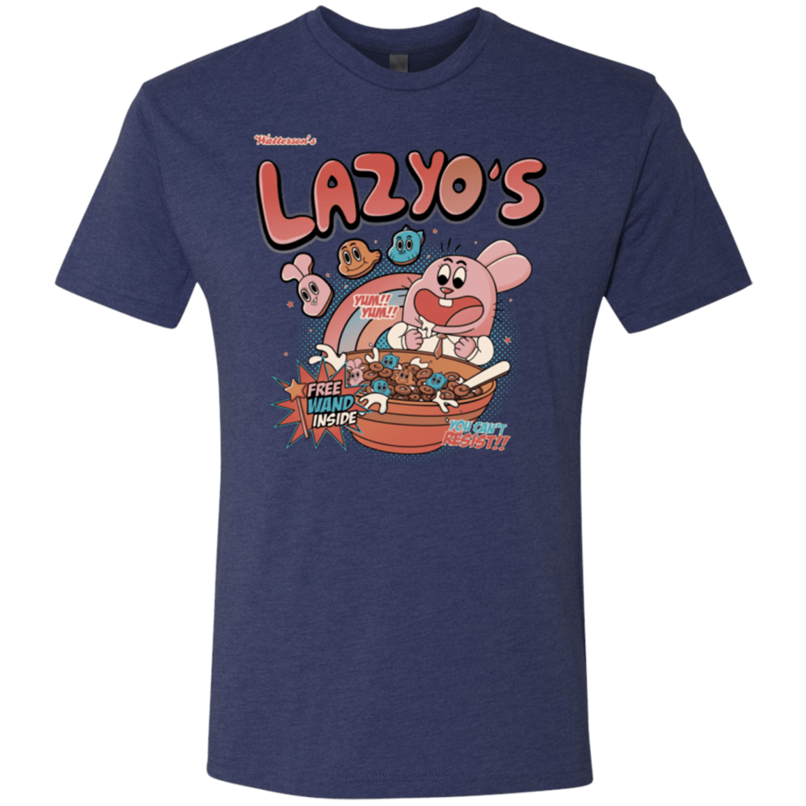 T-Shirts Vintage Navy / Small Lazyo's Men's Triblend T-Shirt
