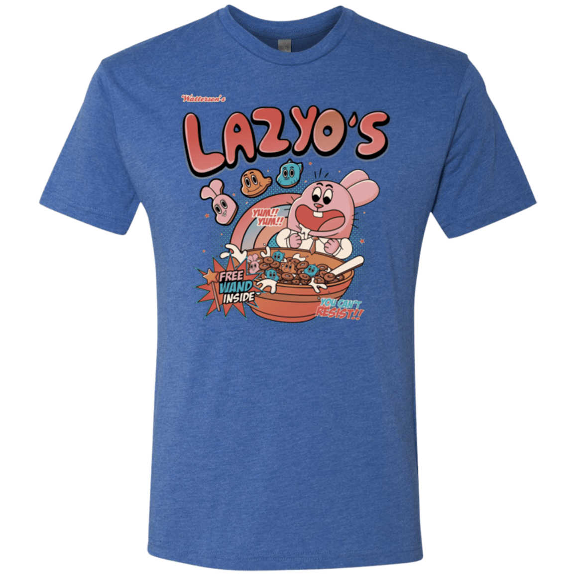 T-Shirts Vintage Royal / Small Lazyo's Men's Triblend T-Shirt