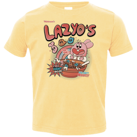 T-Shirts Butter / 2T Lazyo's Toddler Premium T-Shirt