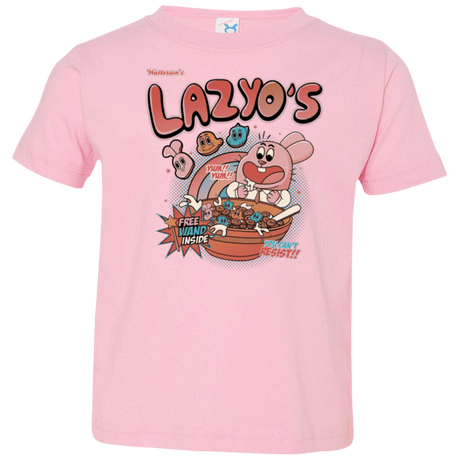 T-Shirts Pink / 2T Lazyo's Toddler Premium T-Shirt