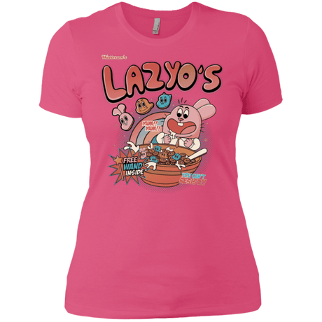 T-Shirts Hot Pink / X-Small Lazyo's Women's Premium T-Shirt