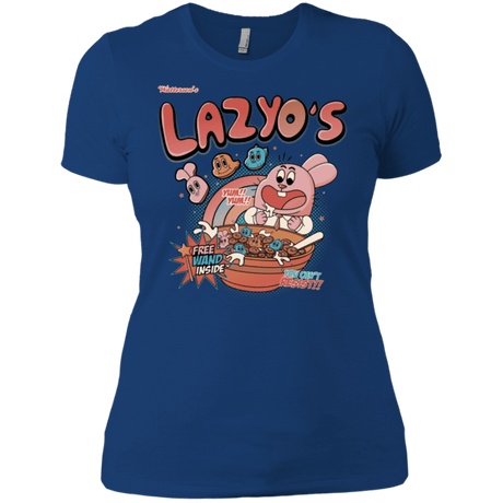 T-Shirts Royal / X-Small Lazyo's Women's Premium T-Shirt