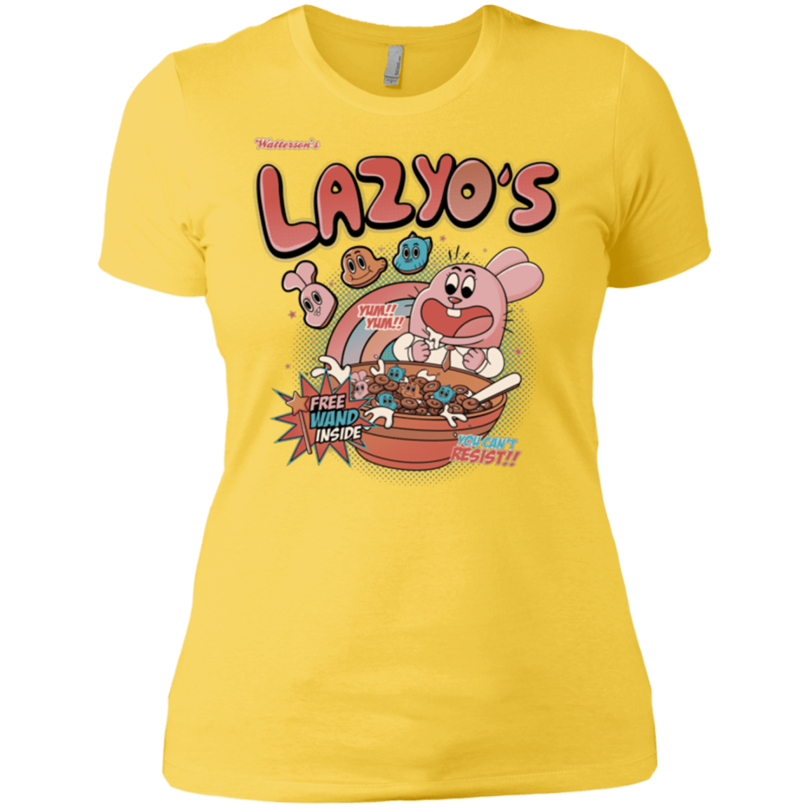 T-Shirts Vibrant Yellow / X-Small Lazyo's Women's Premium T-Shirt