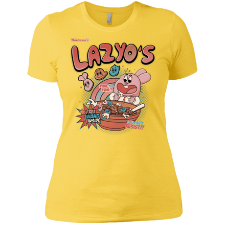 T-Shirts Vibrant Yellow / X-Small Lazyo's Women's Premium T-Shirt