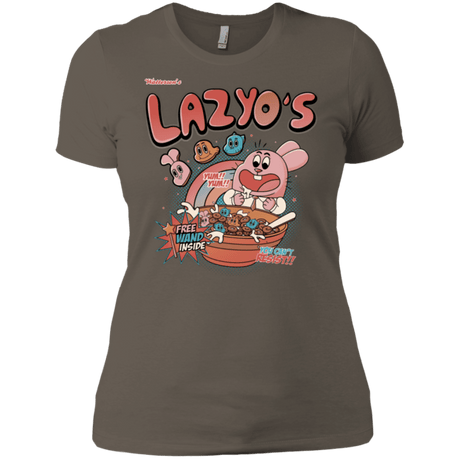 T-Shirts Warm Grey / X-Small Lazyo's Women's Premium T-Shirt