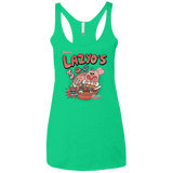 T-Shirts Envy / X-Small Lazyo's Women's Triblend Racerback Tank
