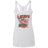 T-Shirts Heather White / X-Small Lazyo's Women's Triblend Racerback Tank