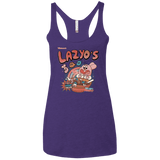 T-Shirts Purple / X-Small Lazyo's Women's Triblend Racerback Tank