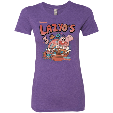T-Shirts Purple Rush / Small Lazyo's Women's Triblend T-Shirt