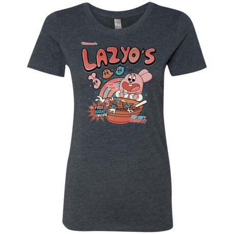 T-Shirts Vintage Navy / Small Lazyo's Women's Triblend T-Shirt