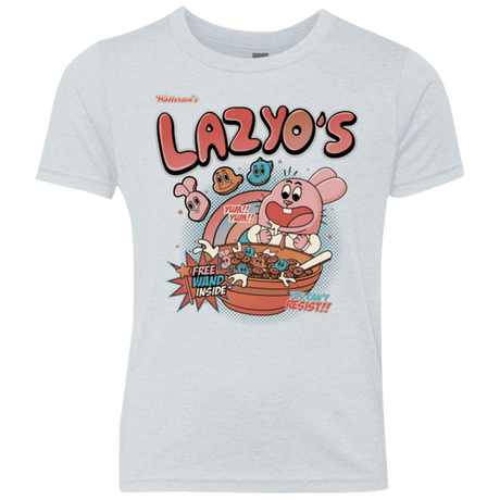 T-Shirts Heather White / YXS Lazyo's Youth Triblend T-Shirt