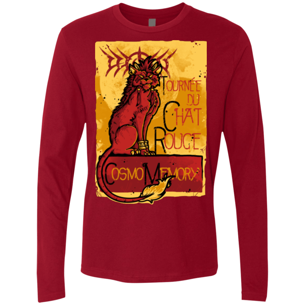 T-Shirts Cardinal / Small LE CHAT ROUGE Men's Premium Long Sleeve