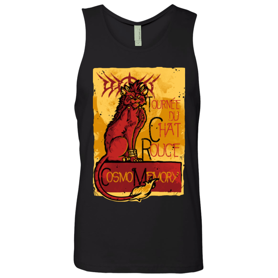 T-Shirts Black / Small LE CHAT ROUGE Men's Premium Tank Top