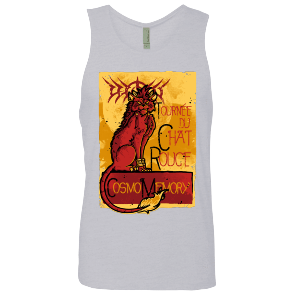 T-Shirts Heather Grey / Small LE CHAT ROUGE Men's Premium Tank Top