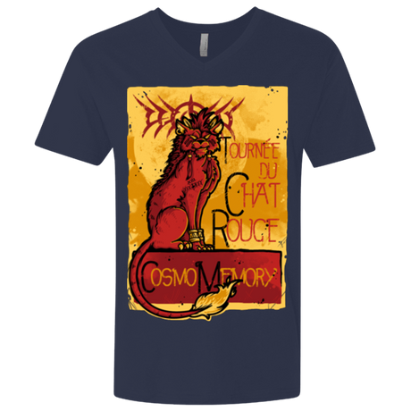 T-Shirts Midnight Navy / X-Small LE CHAT ROUGE Men's Premium V-Neck